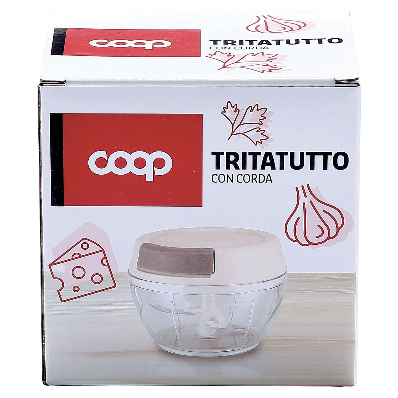 Tritatutto in plastica a corda - Immagine 11