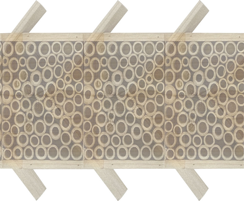 Casetta per insetti in legno 25x8x35 cm - Immagine 11