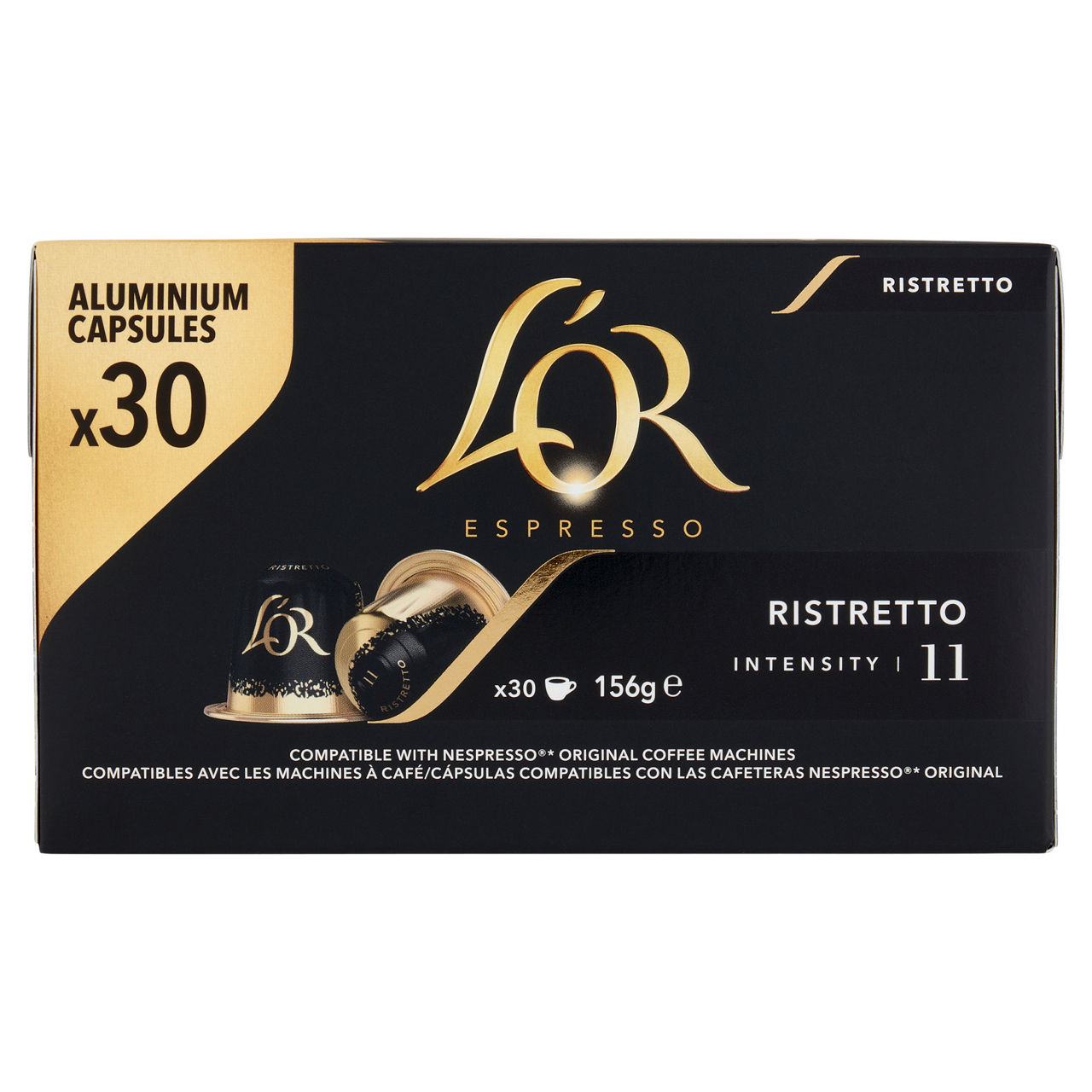 Caffè in capsule ristretto compatibili con nespresso 30 pz