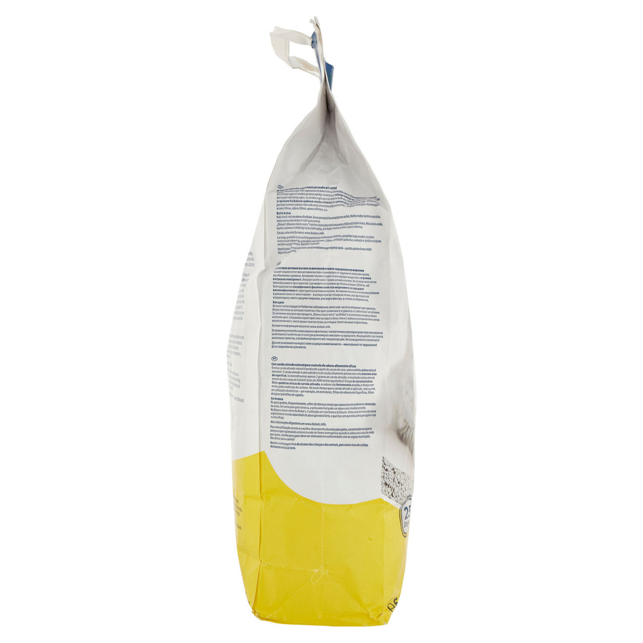 Lettiera di bentonite bianca con carbone attivo 5kg - Immagine 11