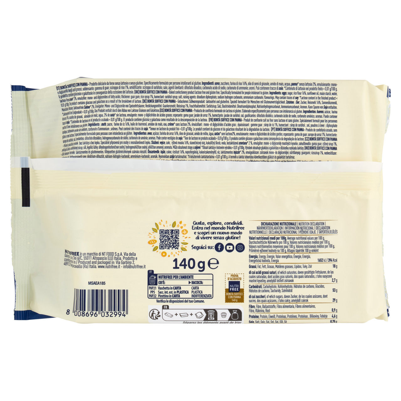 Merendine Bontà Soffice con panna 4 pz x 140 gr - Immagine 11