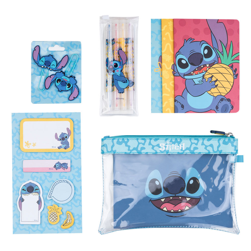 Set di cancelleria Stitch
