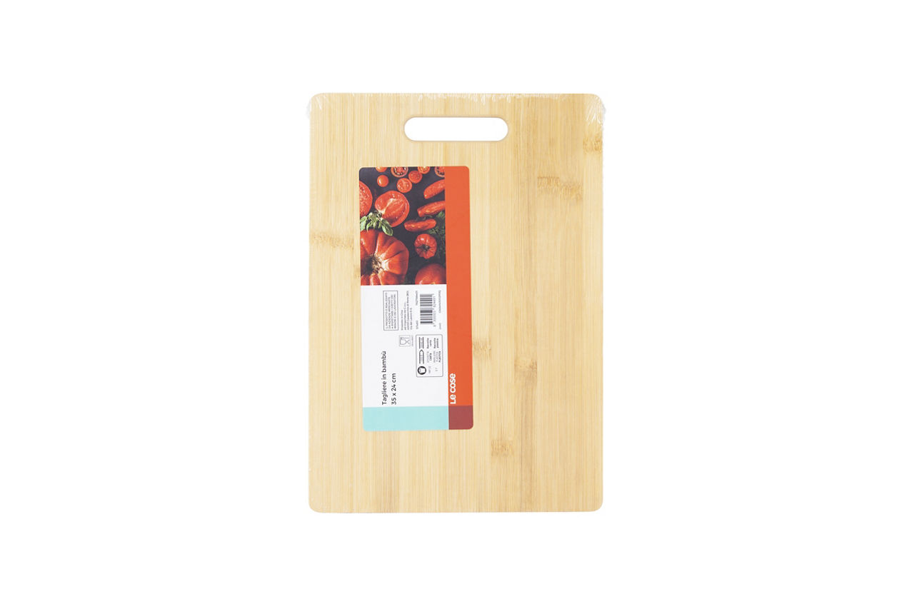 Tagliere in bambu' misura media 35x24cm in display