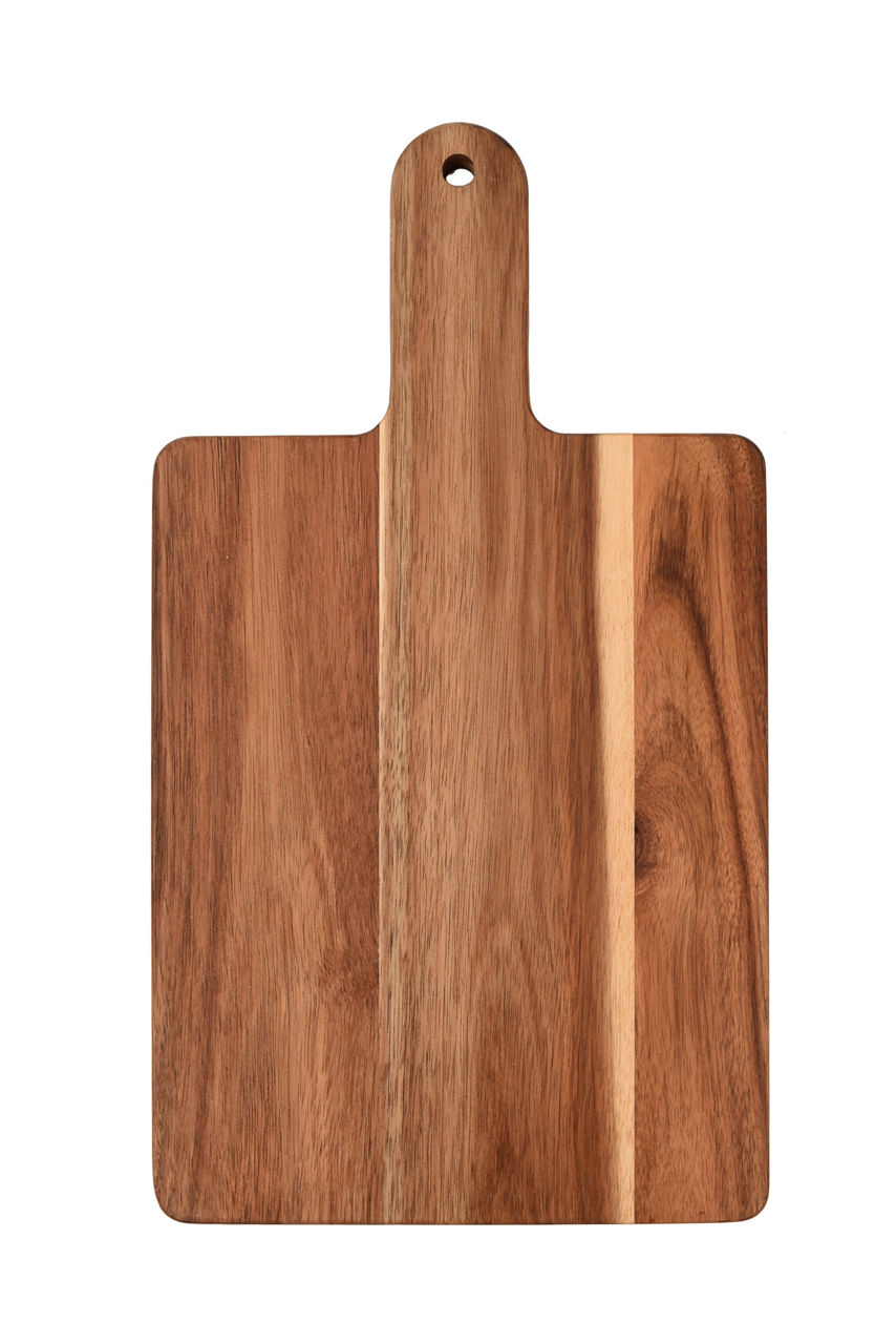 Tagliere acacia misura media 39x22cm in display - Immagine 11