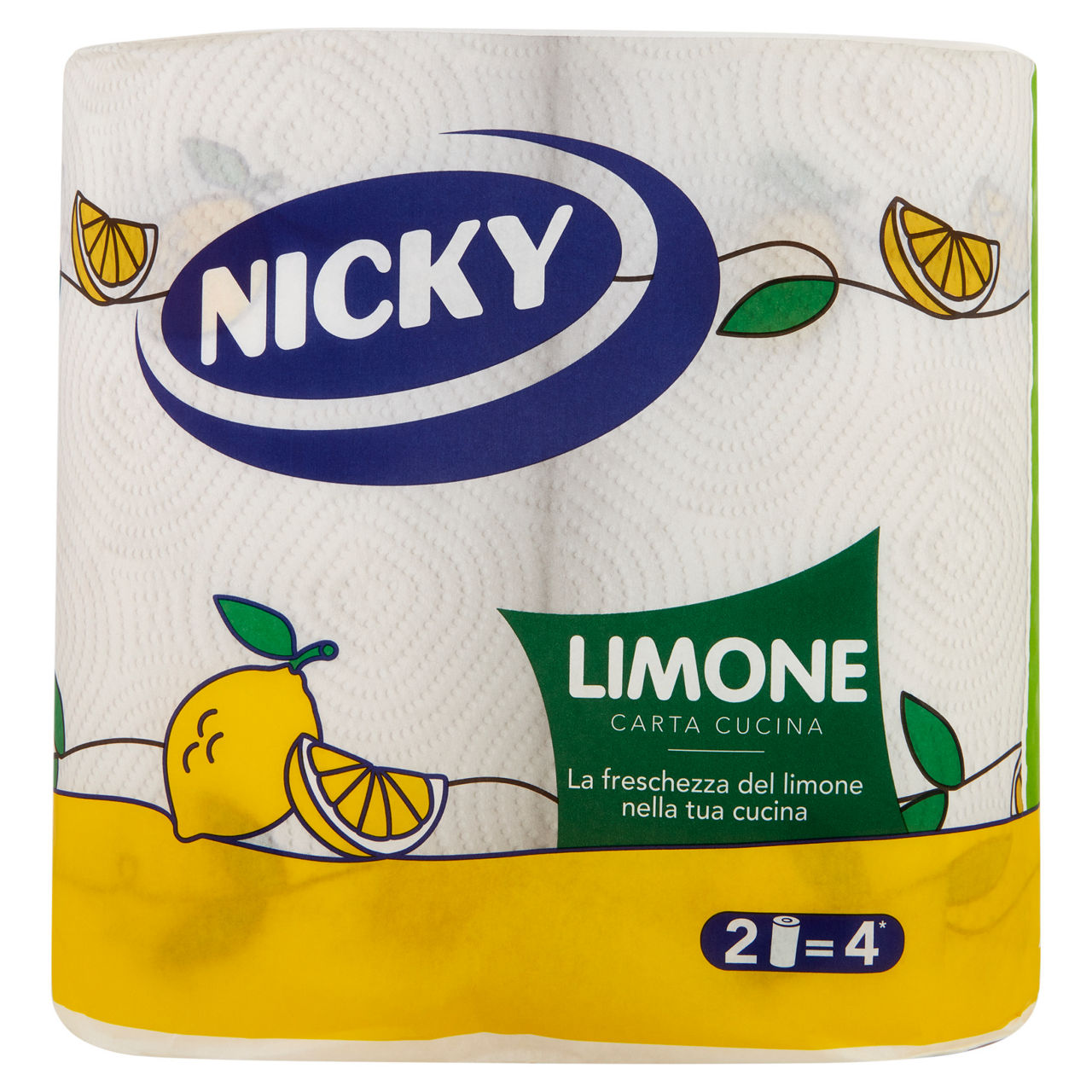 Asciugatutto limone 2 veli 2 rotoli