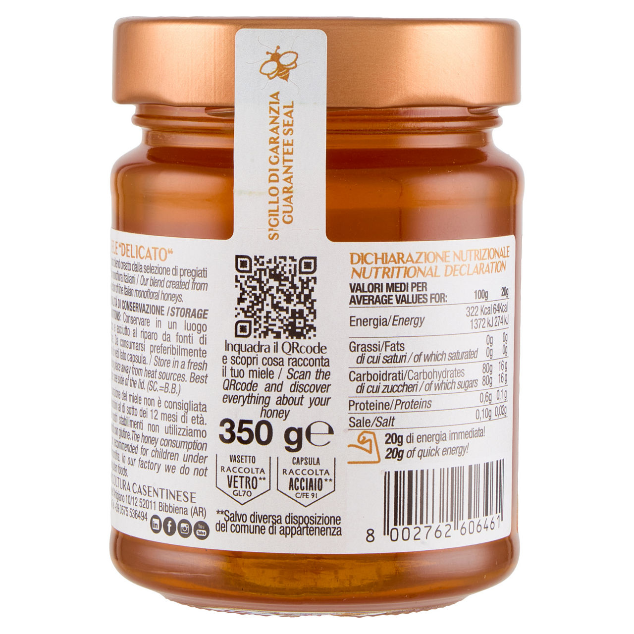 Miele delicato italiano 350 gr - Immagine 51