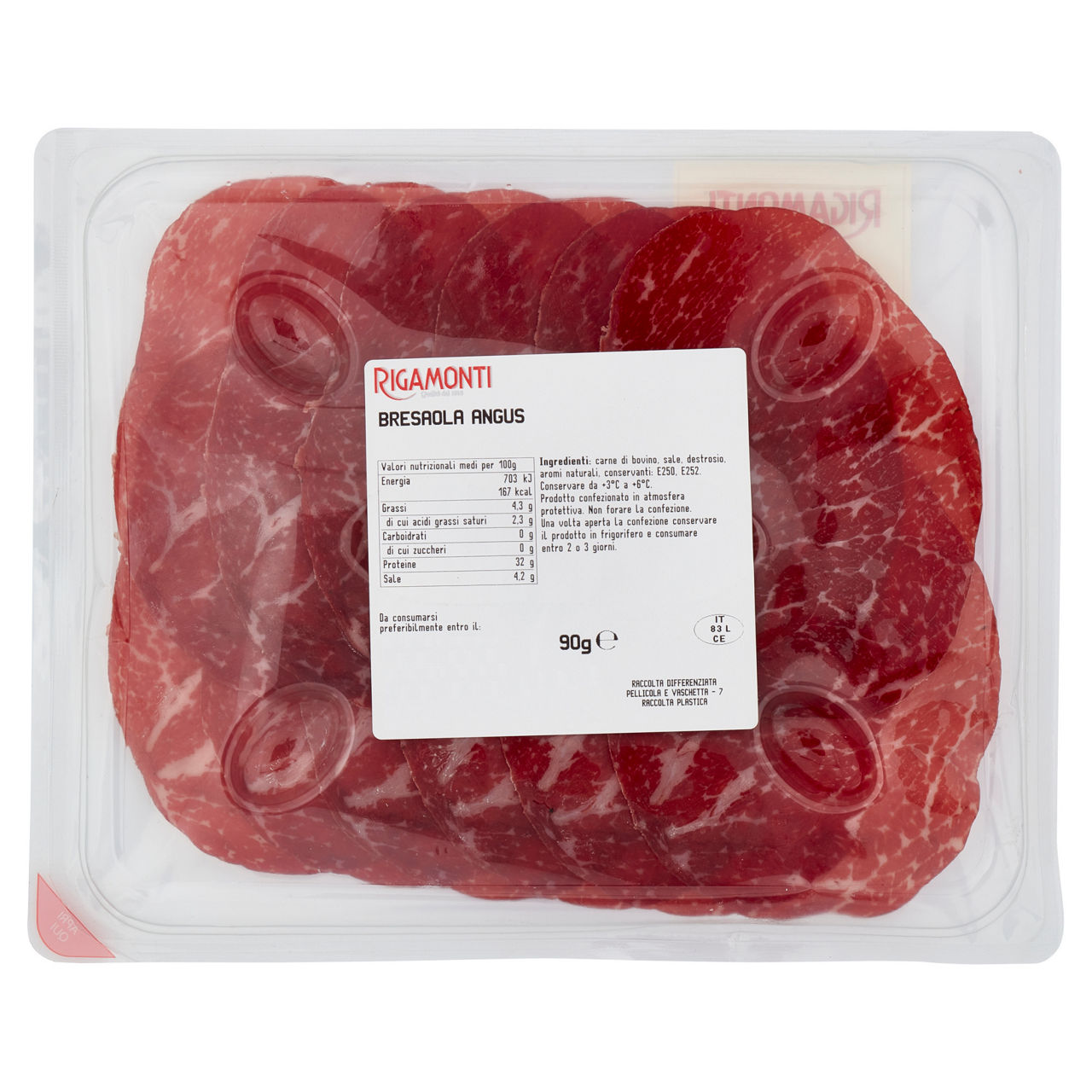 Breasola di Angus Punta d'Anca affettata 90 gr - Immagine 41