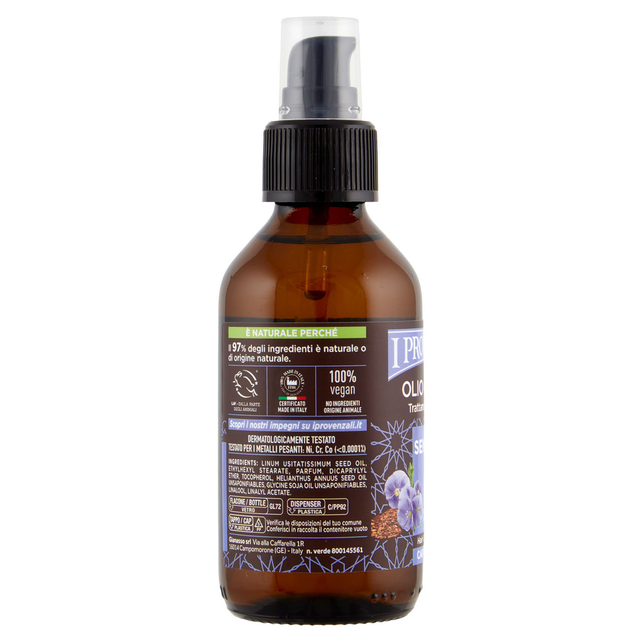 Olio per capelli ai semi di lino 100 ml - Immagine 41