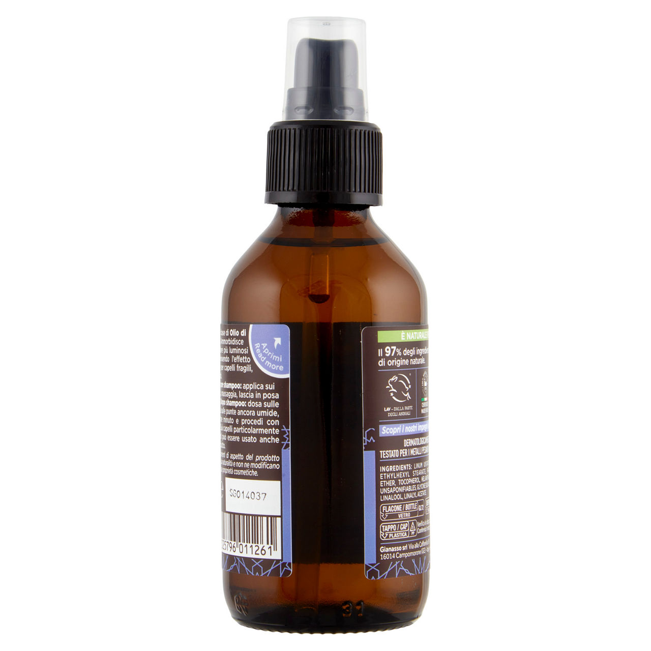 Olio per capelli ai semi di lino 100 ml - Immagine 21