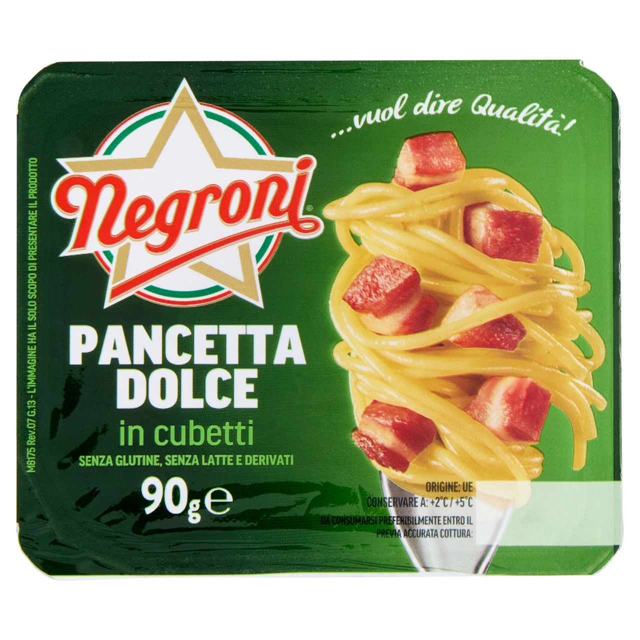 Cubetti di pancetta dolce 90 gr - Immagine 01