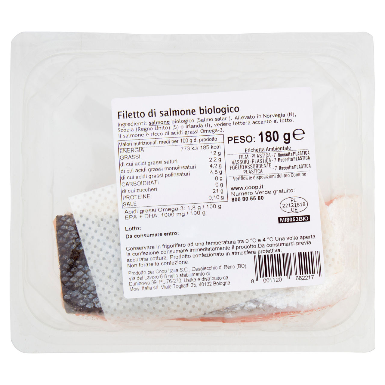 Filetto di salmone bio 180 gr - Immagine 21