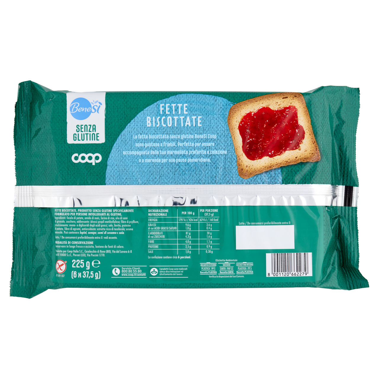 Fette biscottate senza glutine benesì coop g 225 - Immagine 51