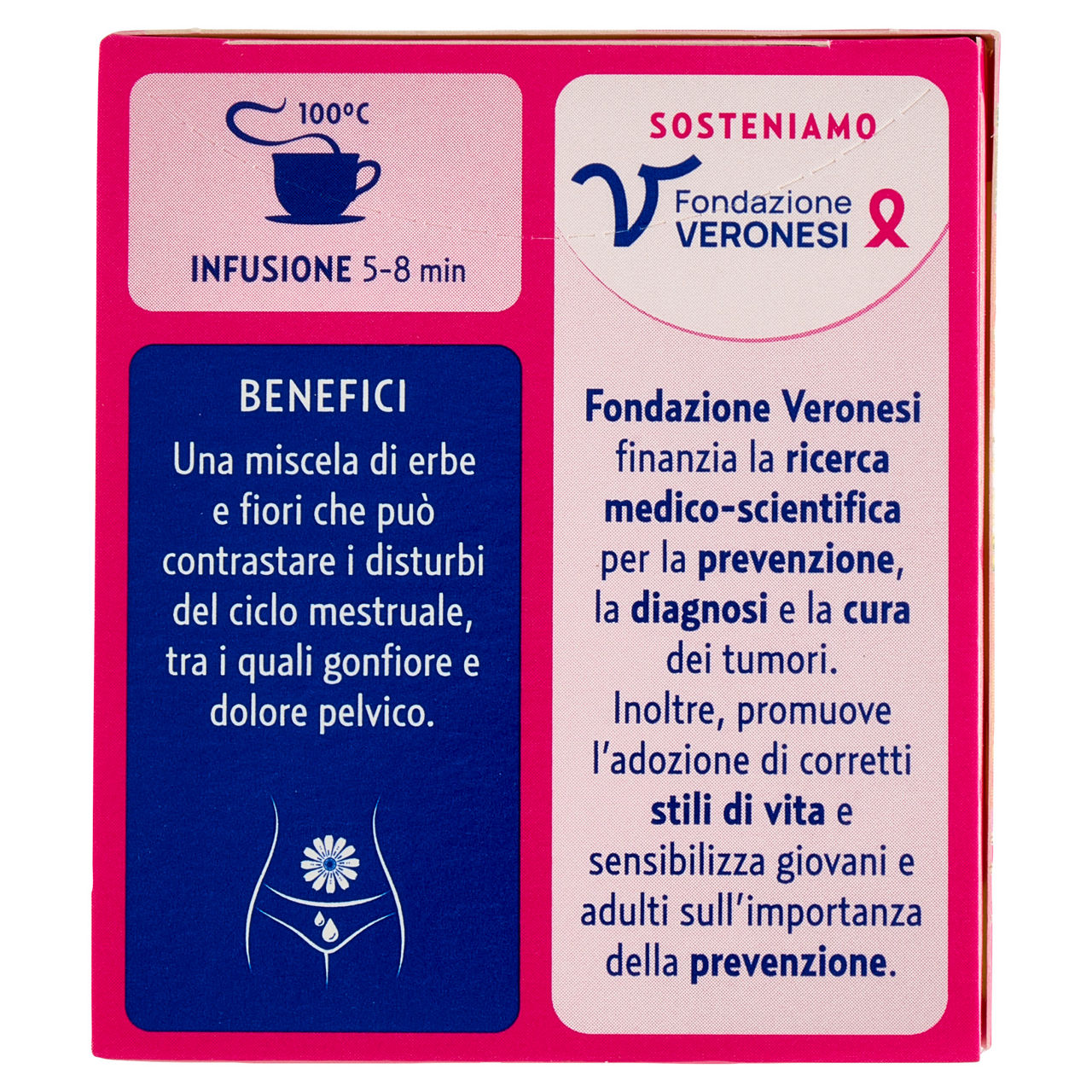 Tisana Ciclo Sereno con calendula e achillea bio 16 filtri - Immagine 11