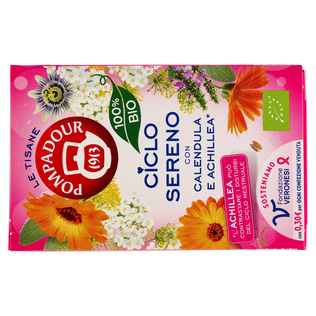 Tisana Ciclo Sereno con calendula e achillea bio 16 filtri - Immagine 51
