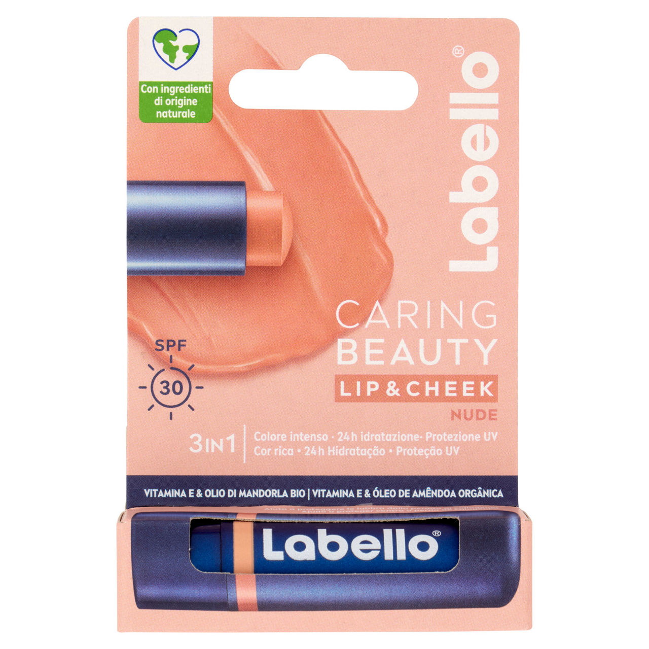Labello caring beauty nude 4,8gr pz.1