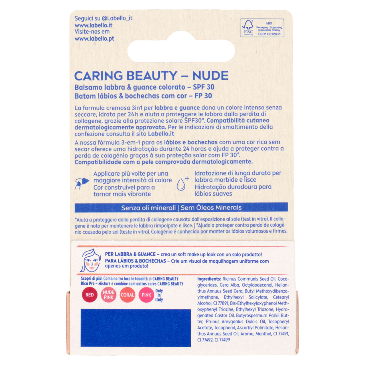 Labello caring beauty nude 4,8gr pz.1 - Immagine 31