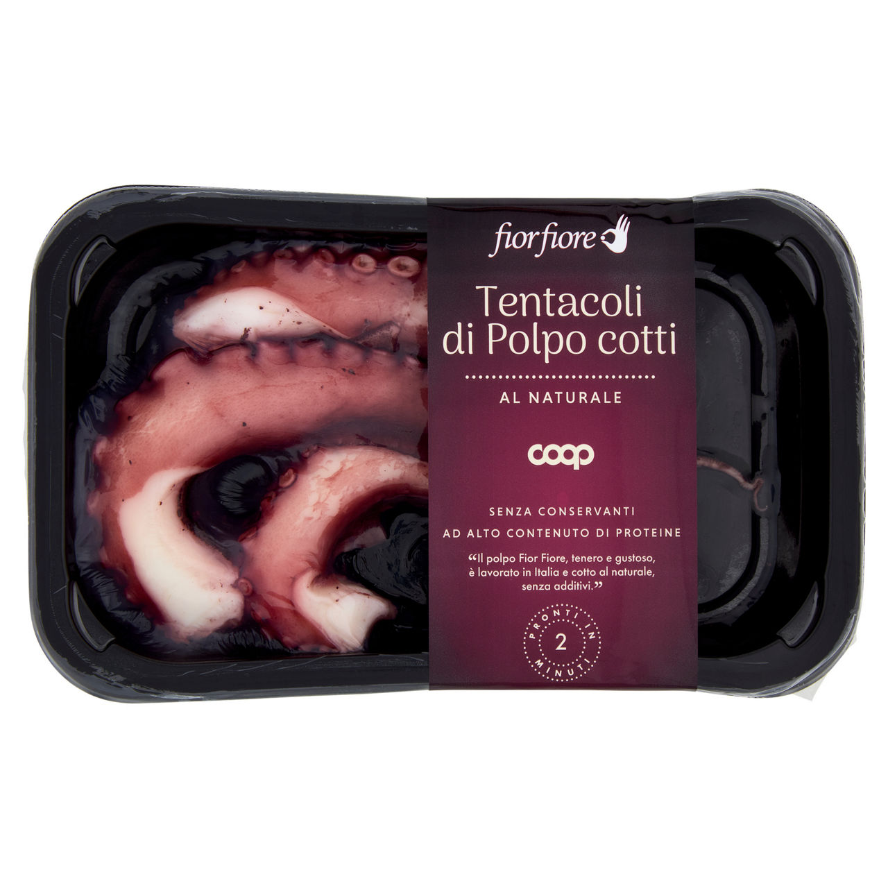 Tentacoli di polpo cotti al naturale - Immagine 01