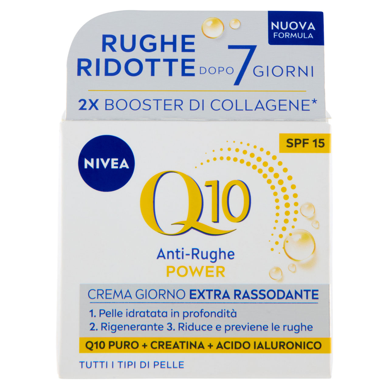 Crema viso giorno SPF 15 extra rassodante Q10 Power anti rughe 50 ml