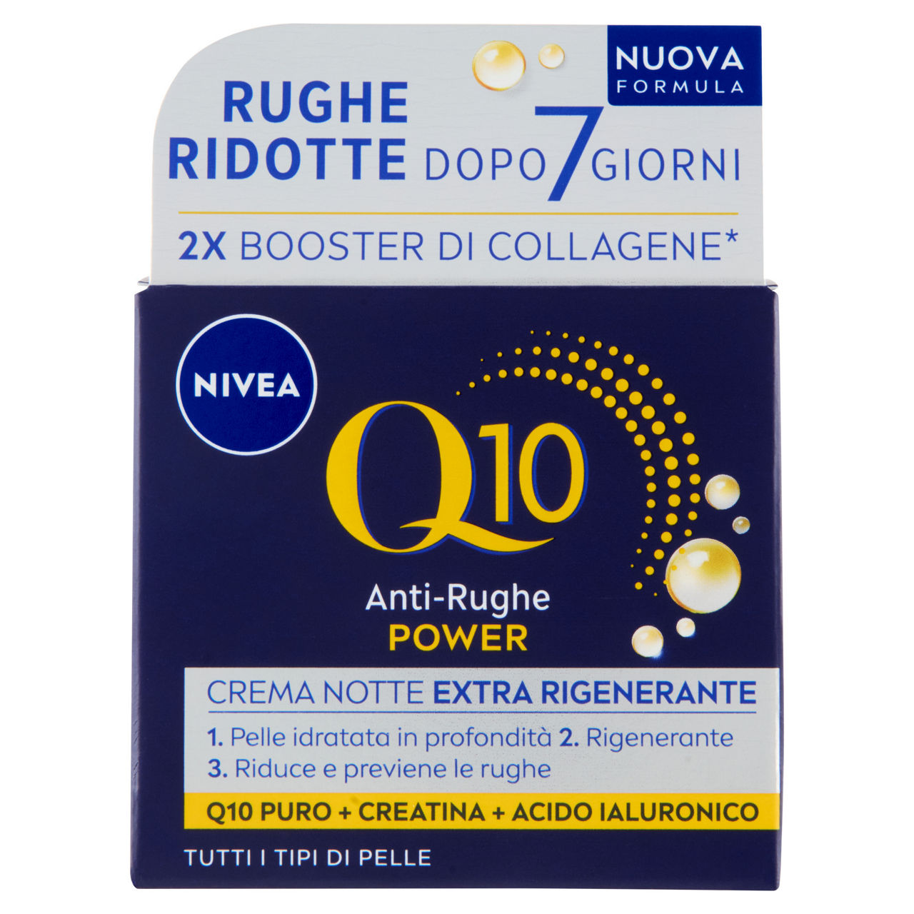 Crema viso notte extra rigenerante Q10 Power anti rughe 50 ml