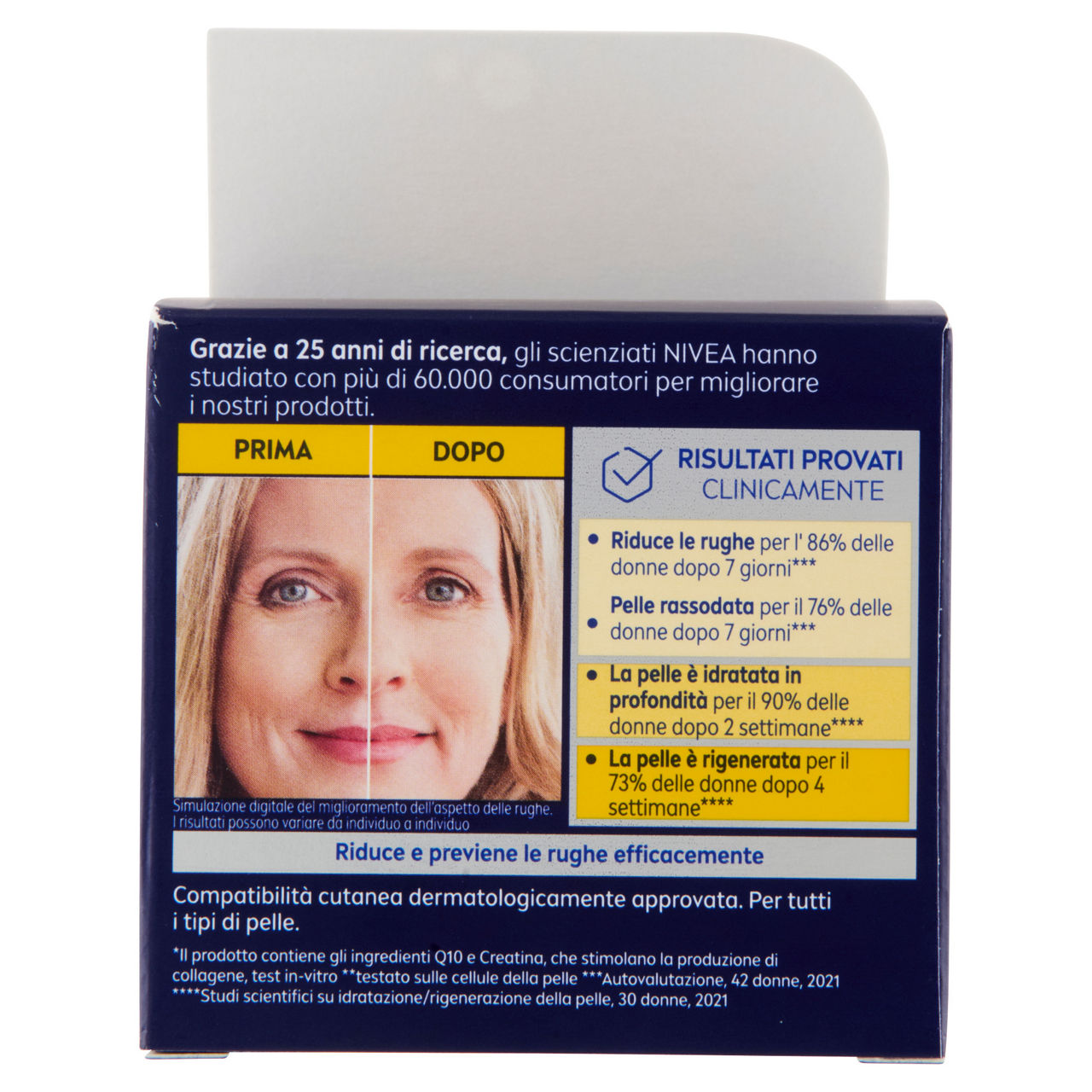 Crema viso notte extra rigenerante Q10 Power anti rughe 50 ml - Immagine 11