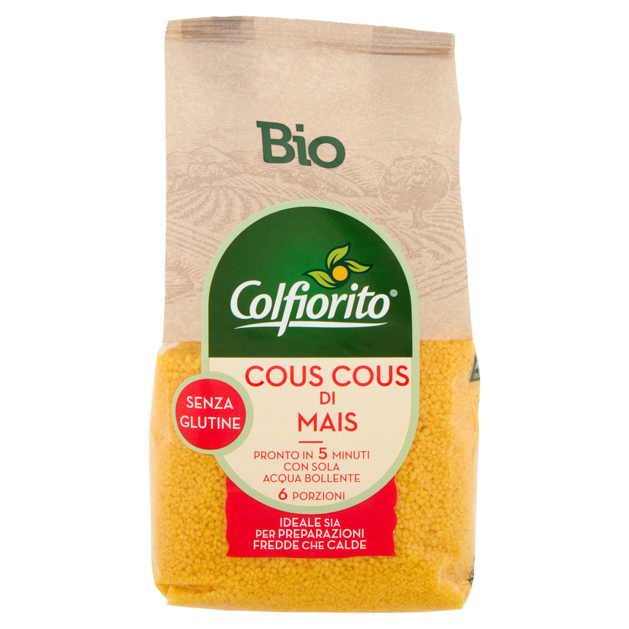 Cous cous di mais bio senza glutine 300 gr