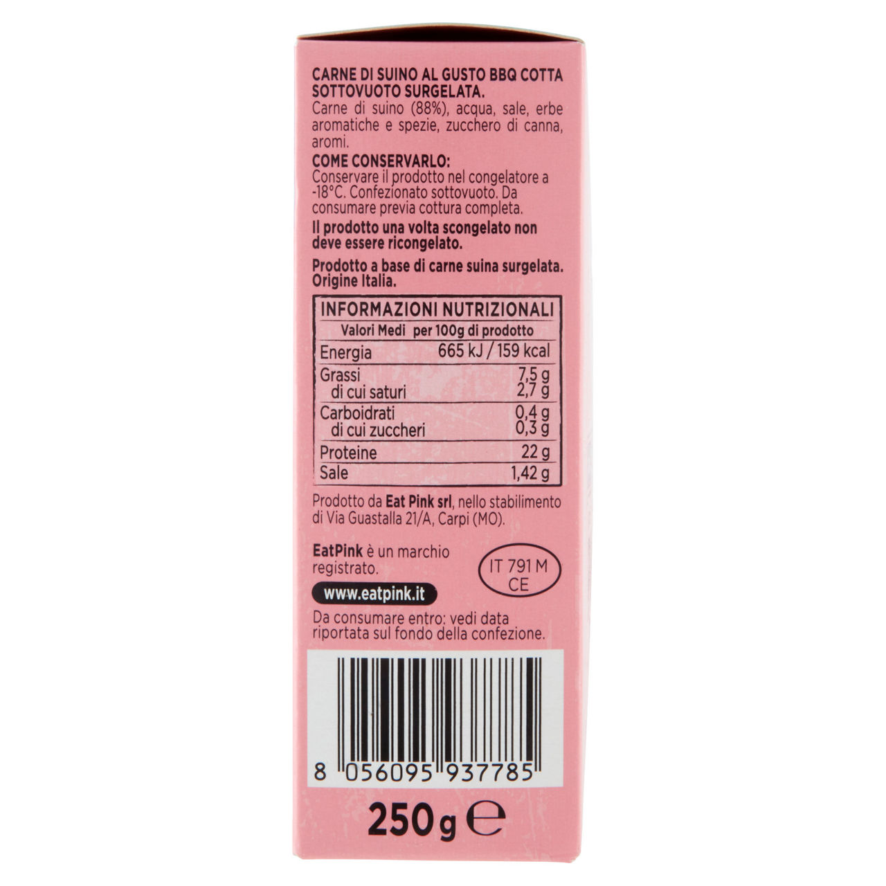 Pulled pork surgelato 250 gr - Immagine 21