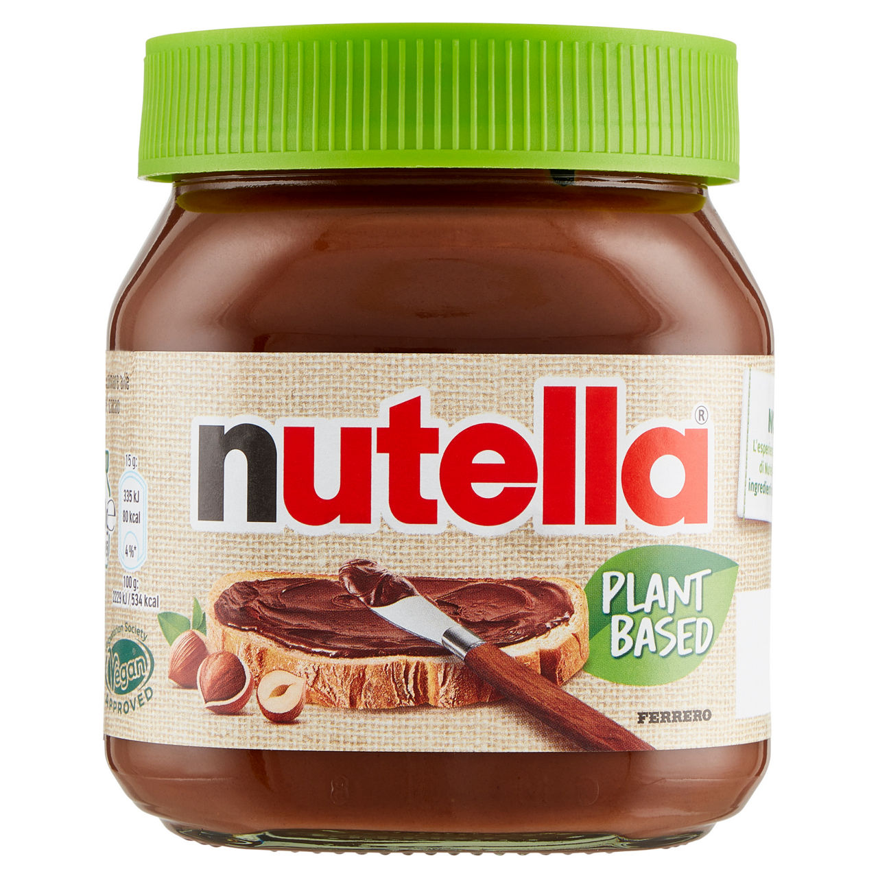 Nutella vegana plant based 350 gr