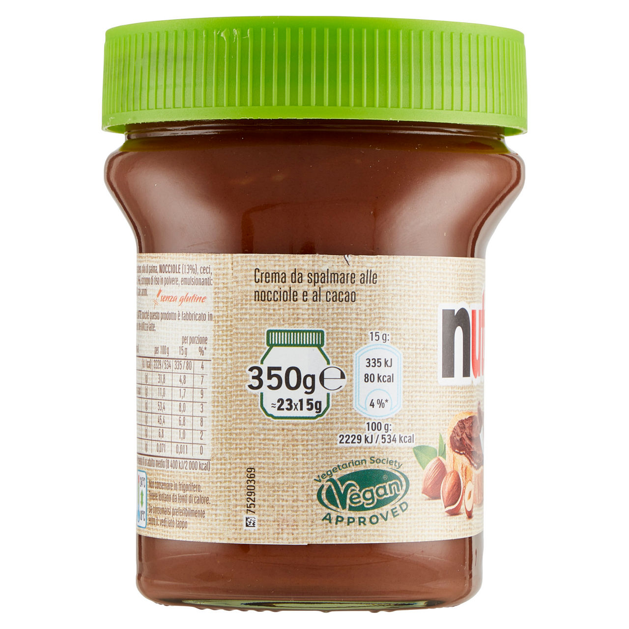 Nutella vegana plant based 350 gr - Immagine 11