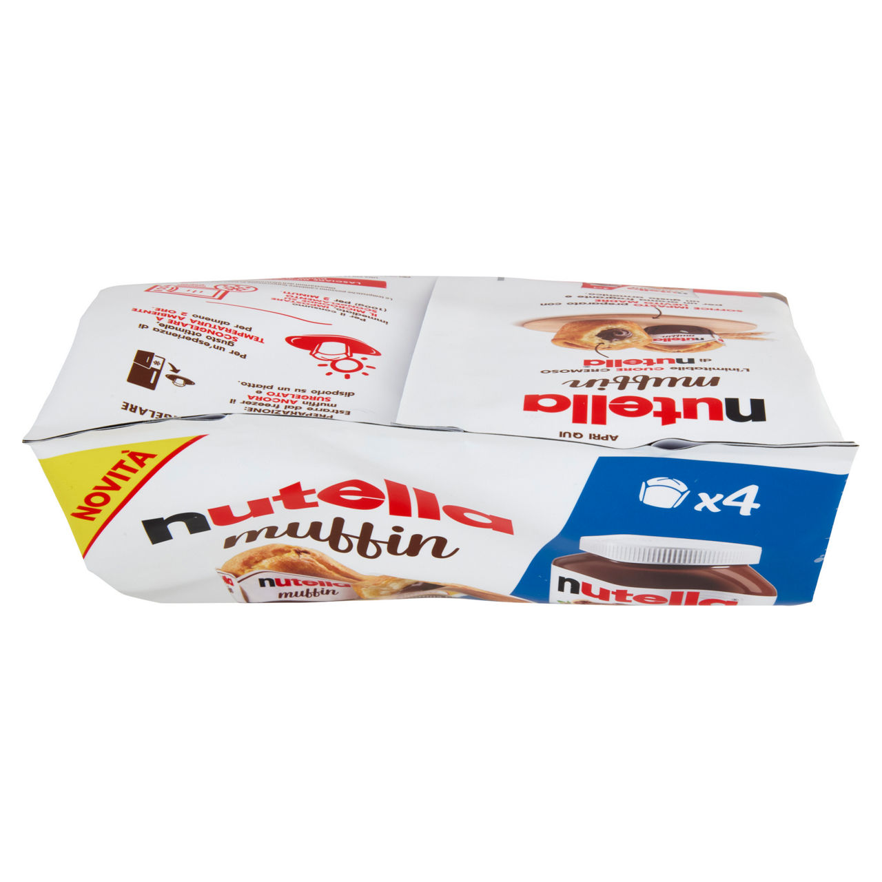 Muffin ripieni di nutella 4 pz 264 gr - Immagine 11
