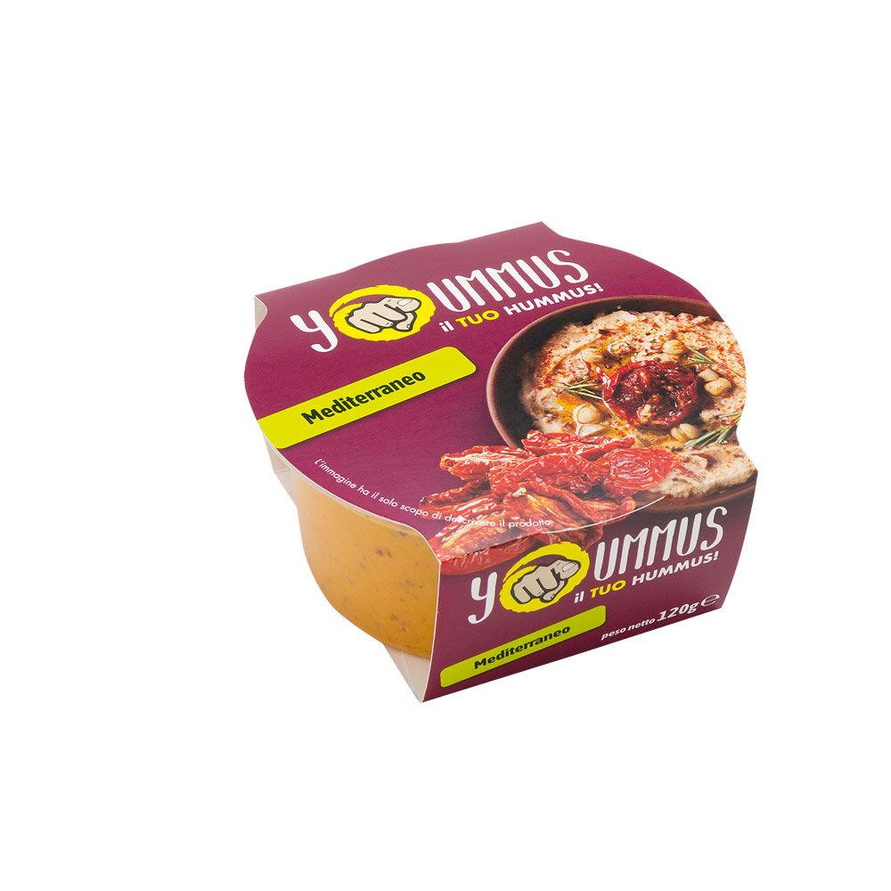 Hummus Mediterraneo 120 gr - Immagine 01