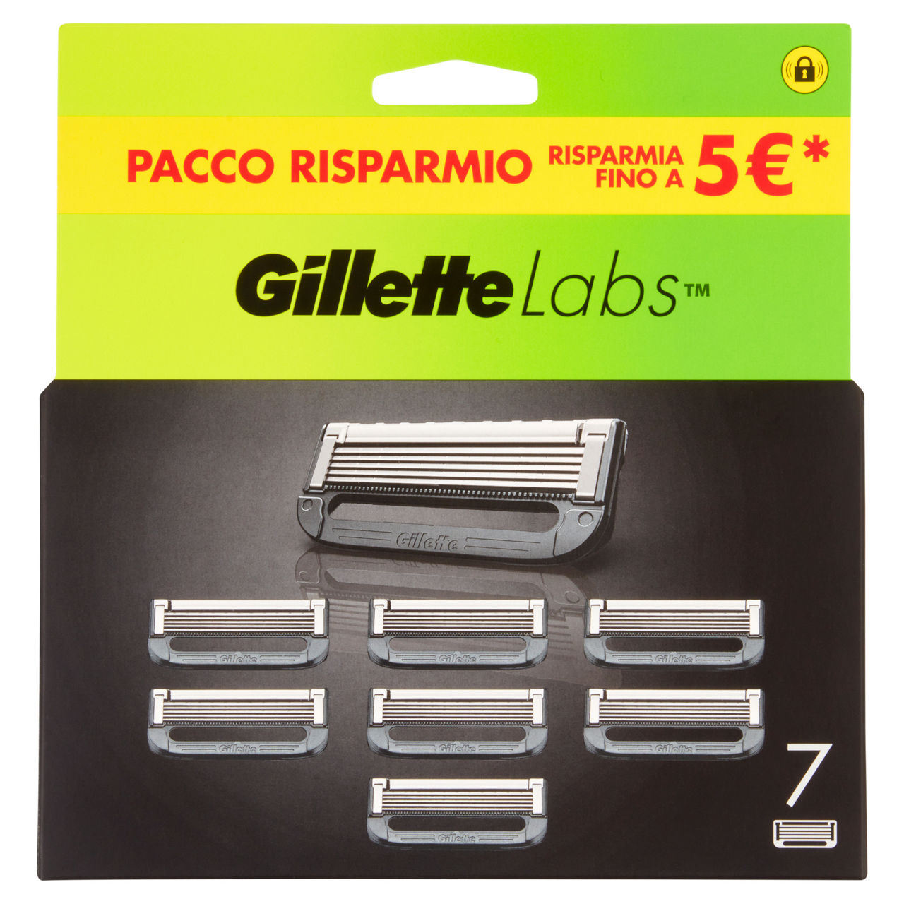 Lame di ricambio per rasoi Gillette Labs 7 pz - Immagine 01