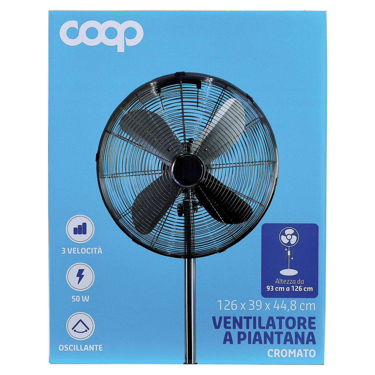 Ventilatore a piantana cromato - Immagine 41