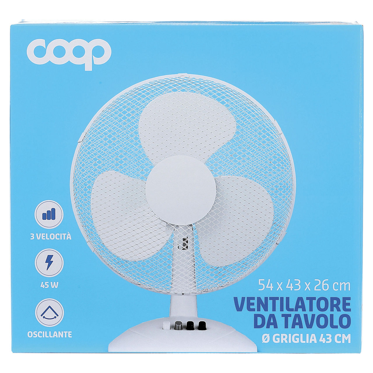 Ventilatore da tavolo diametro griglia 43 cm - Immagine 41