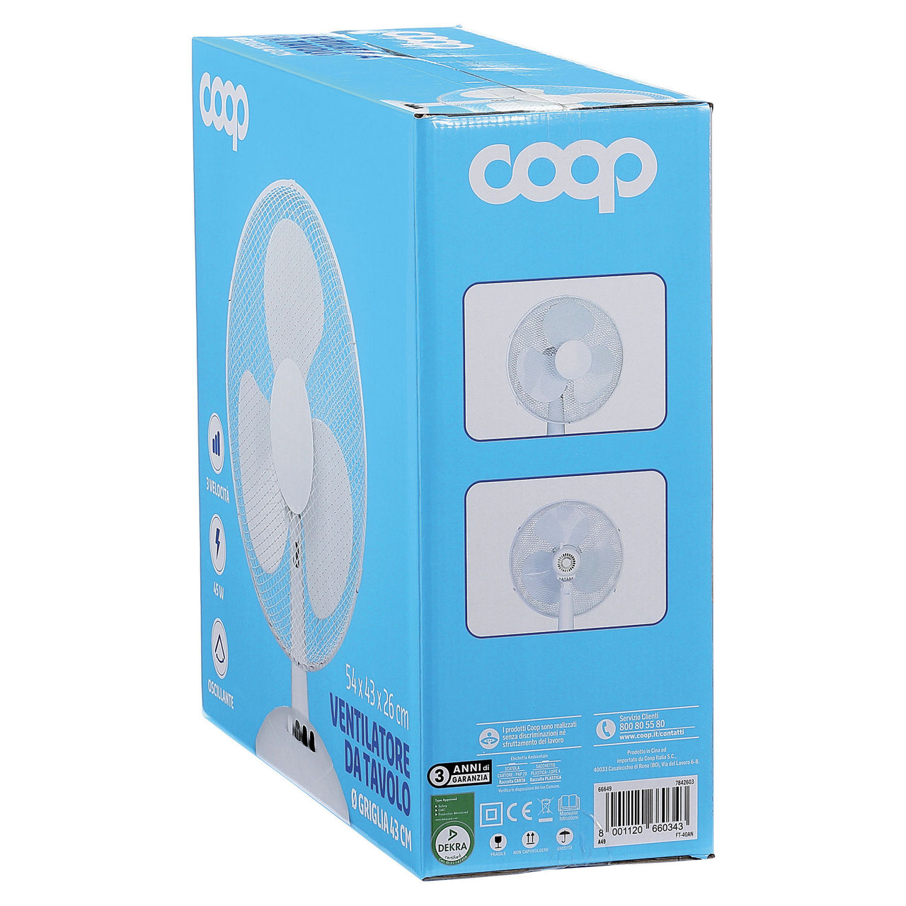 Ventilatore da tavolo diametro griglia 43 cm - Immagine 31