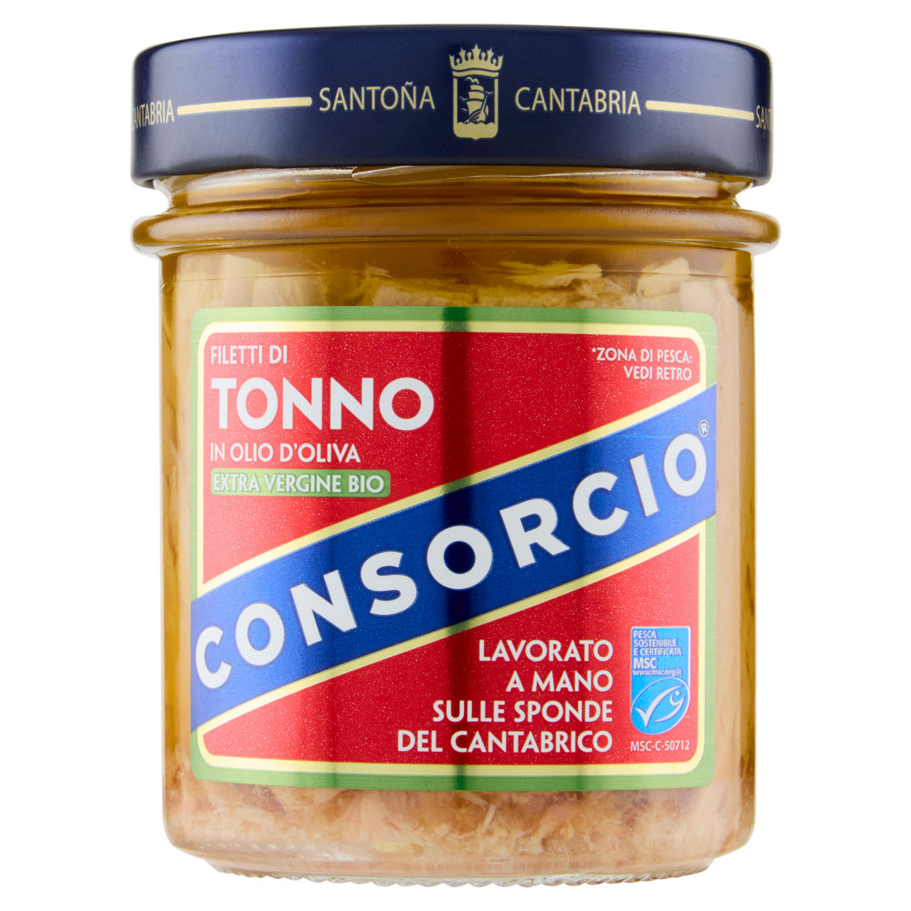 Filetti di tonno in olio d'oliva extra vergine bio 180 gr