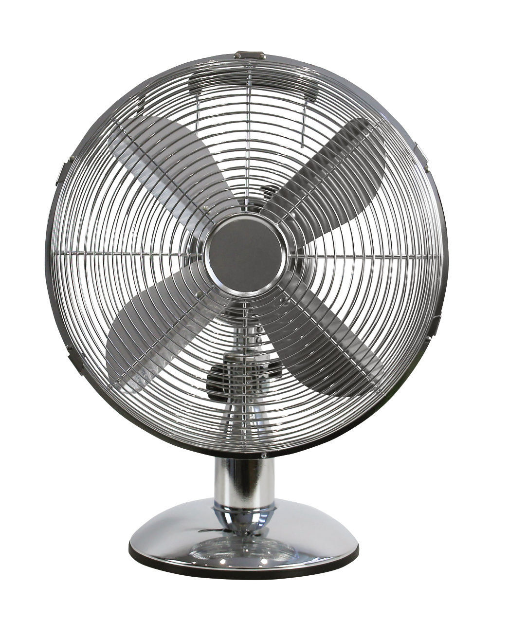 Ventilatore da tavolo cromato