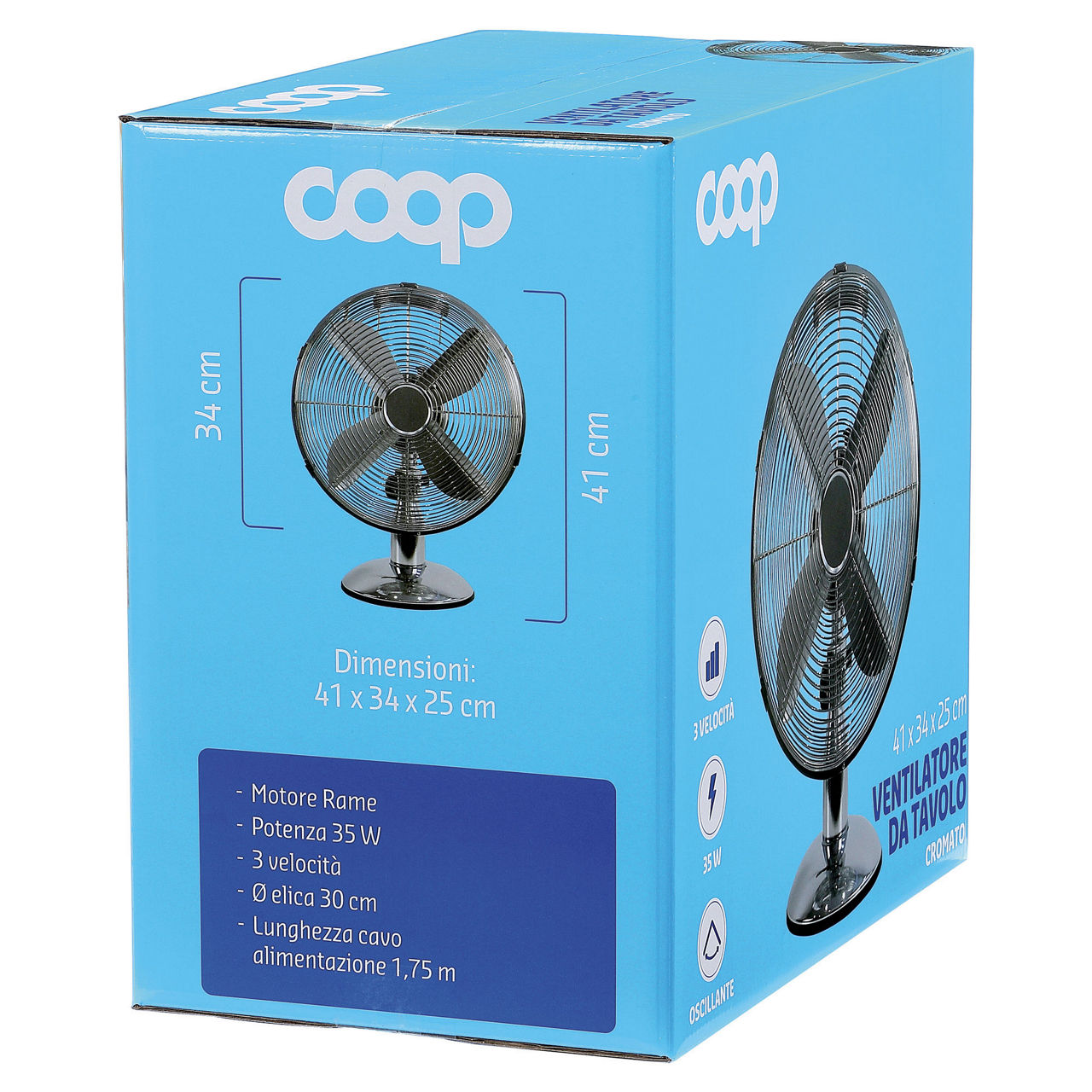 Ventilatore da tavolo cromato - Immagine 21