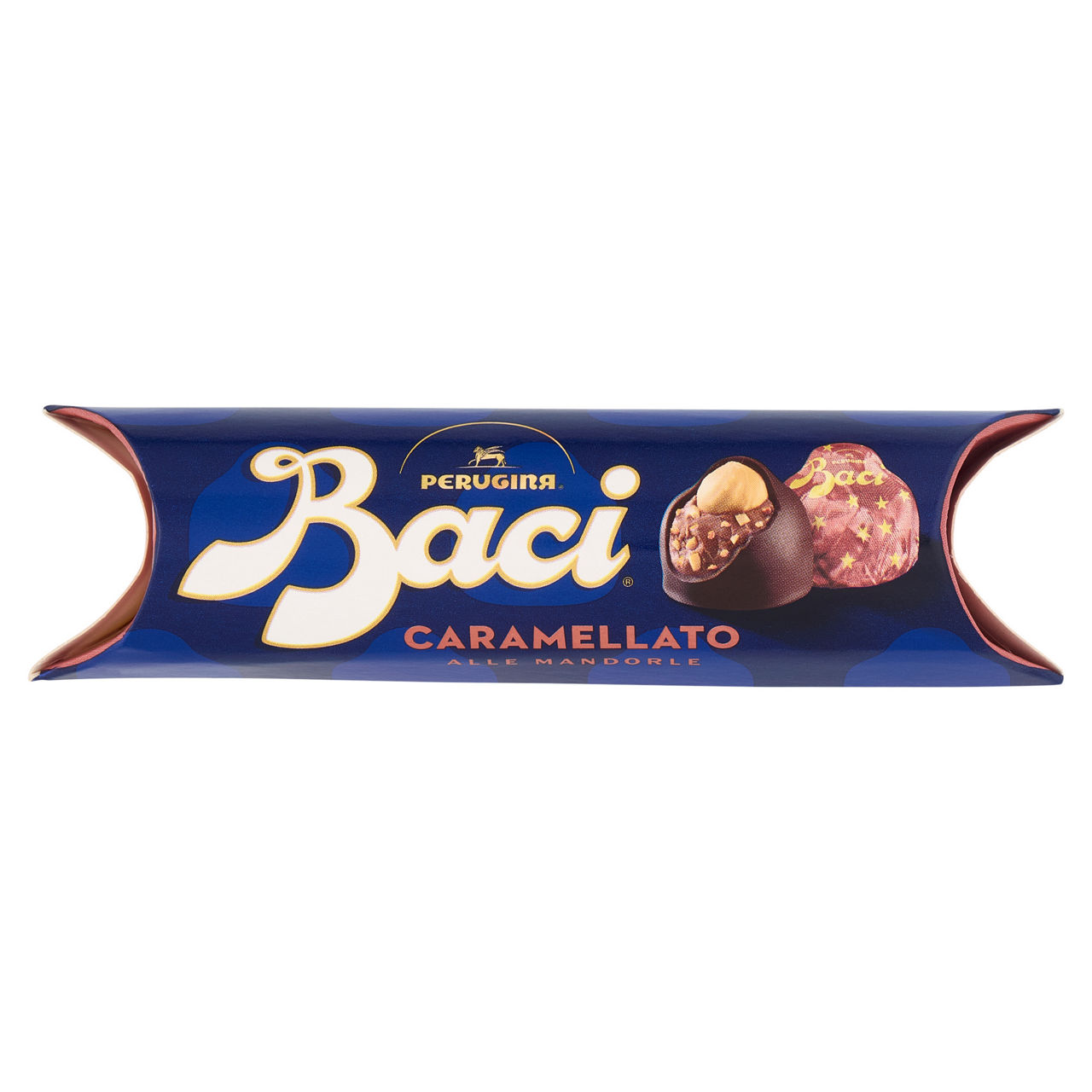 Cioccolatini baci caramellato alle mandorle tubino 3 pz - Immagine 01