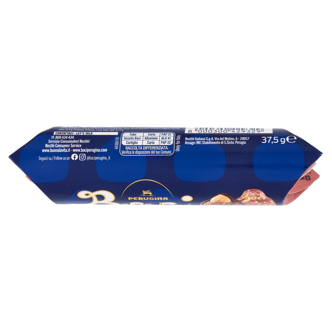 Cioccolatini baci caramellato alle mandorle tubino 3 pz - Immagine 11