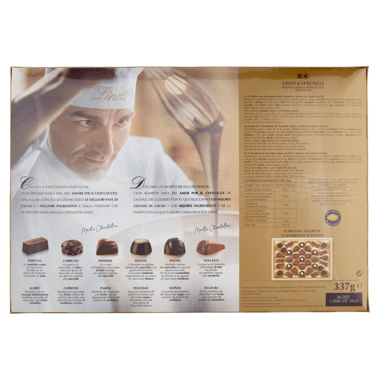 Confezione cioccolatini assortiti dolci capolavori 337 gr - Immagine 11