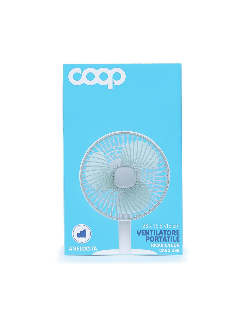 Ventilatore portatile e ricarica con cavo USB 4 velocità - Immagine 21