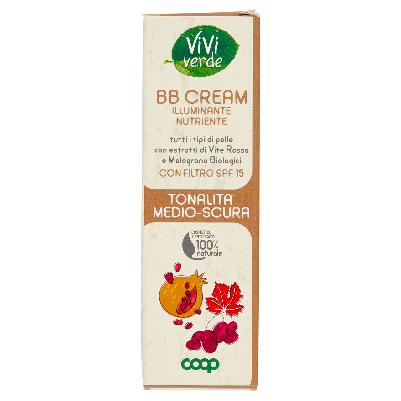 Bb cream illuminante nutriente medio scura SPF 15 30 ml