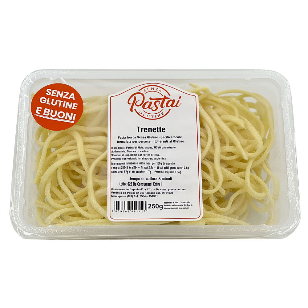 Pasta fresca trenette senza glutine 250 gr