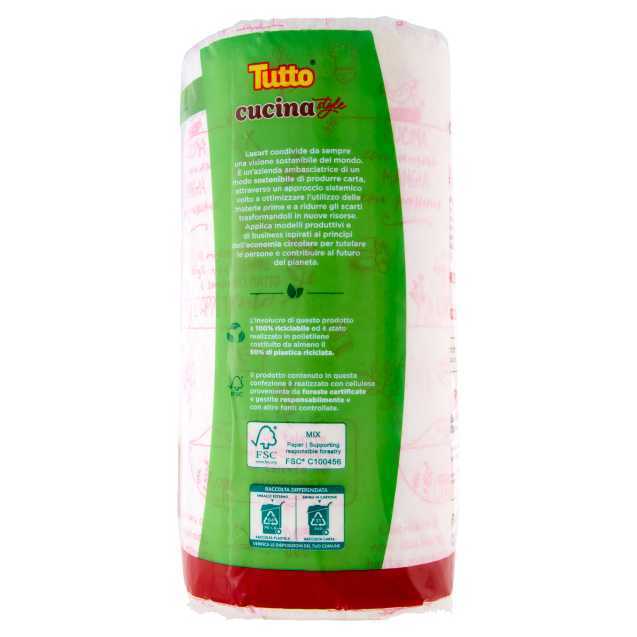 Asciugatutto decorato 3 pz - Immagine 21