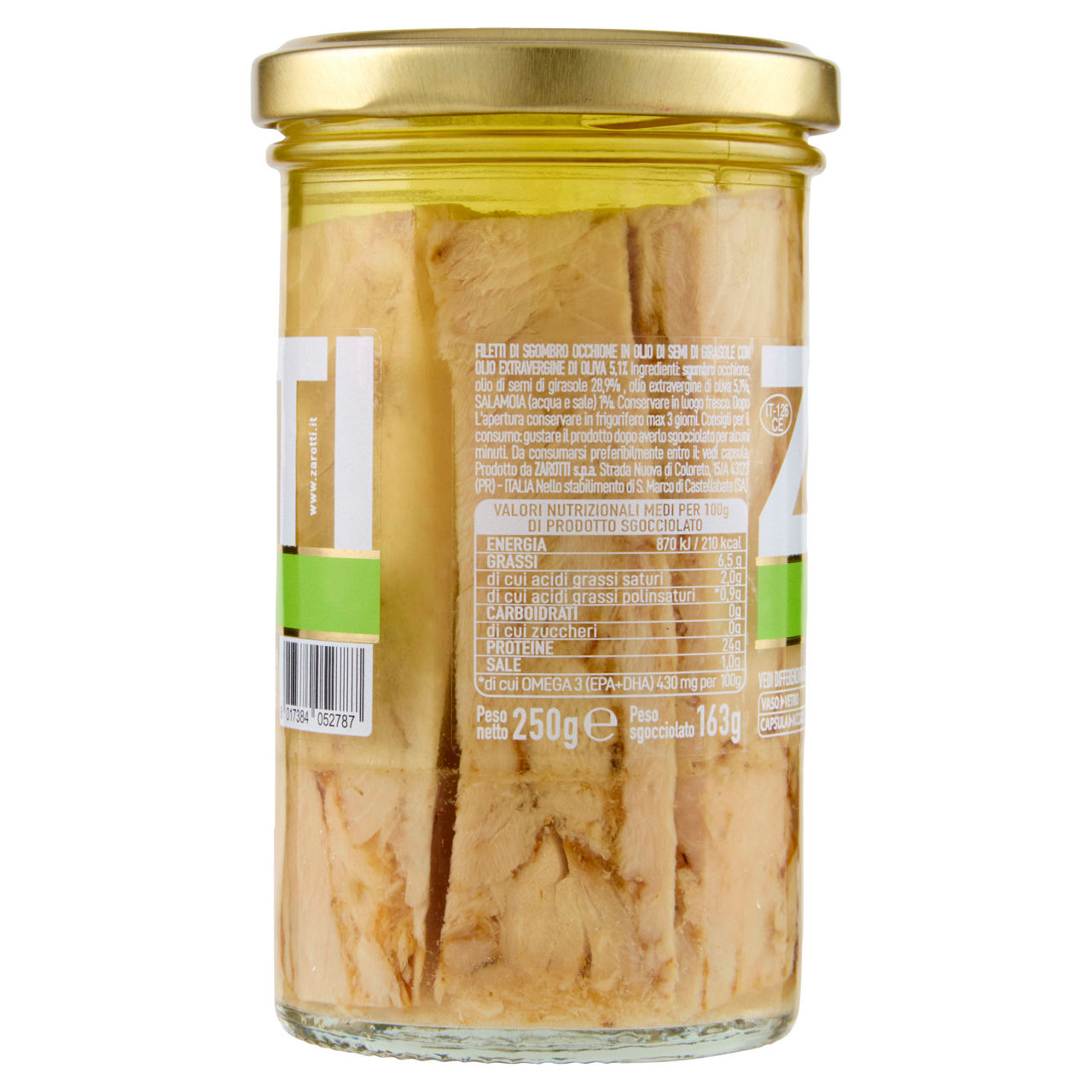 Filetti di sgombro cuor di filetto in olio italiano zarotti g 250 - Immagine 31