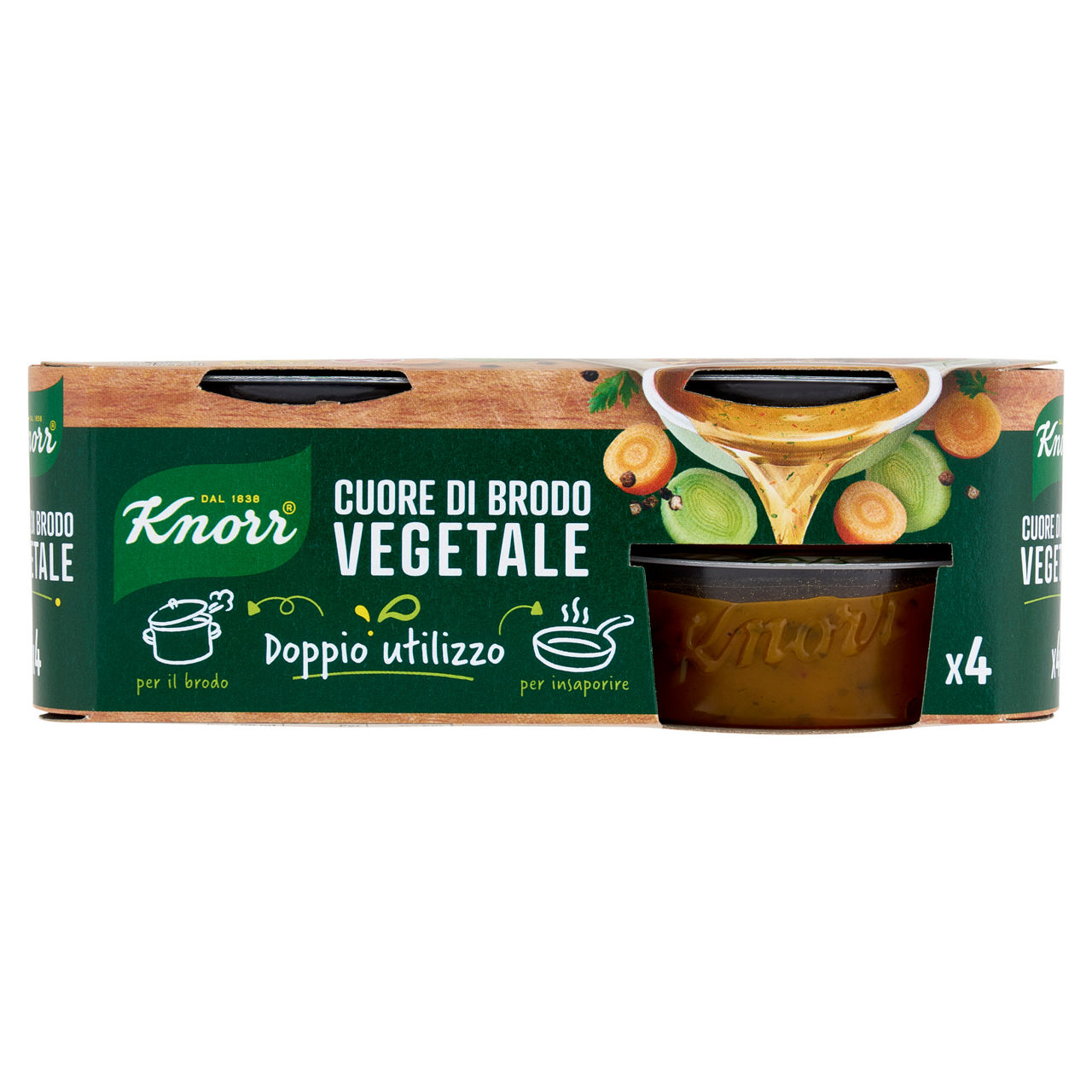 Cuore di brodo vegetale 4 pz x 28 gr  - Immagine 01