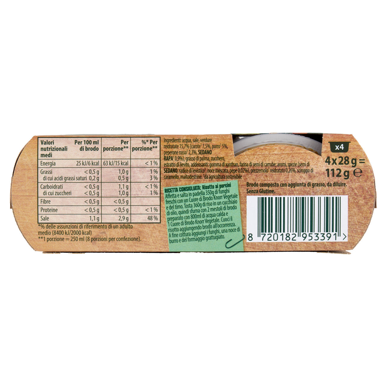 Cuore di brodo vegetale 4 pz x 28 gr  - Immagine 51