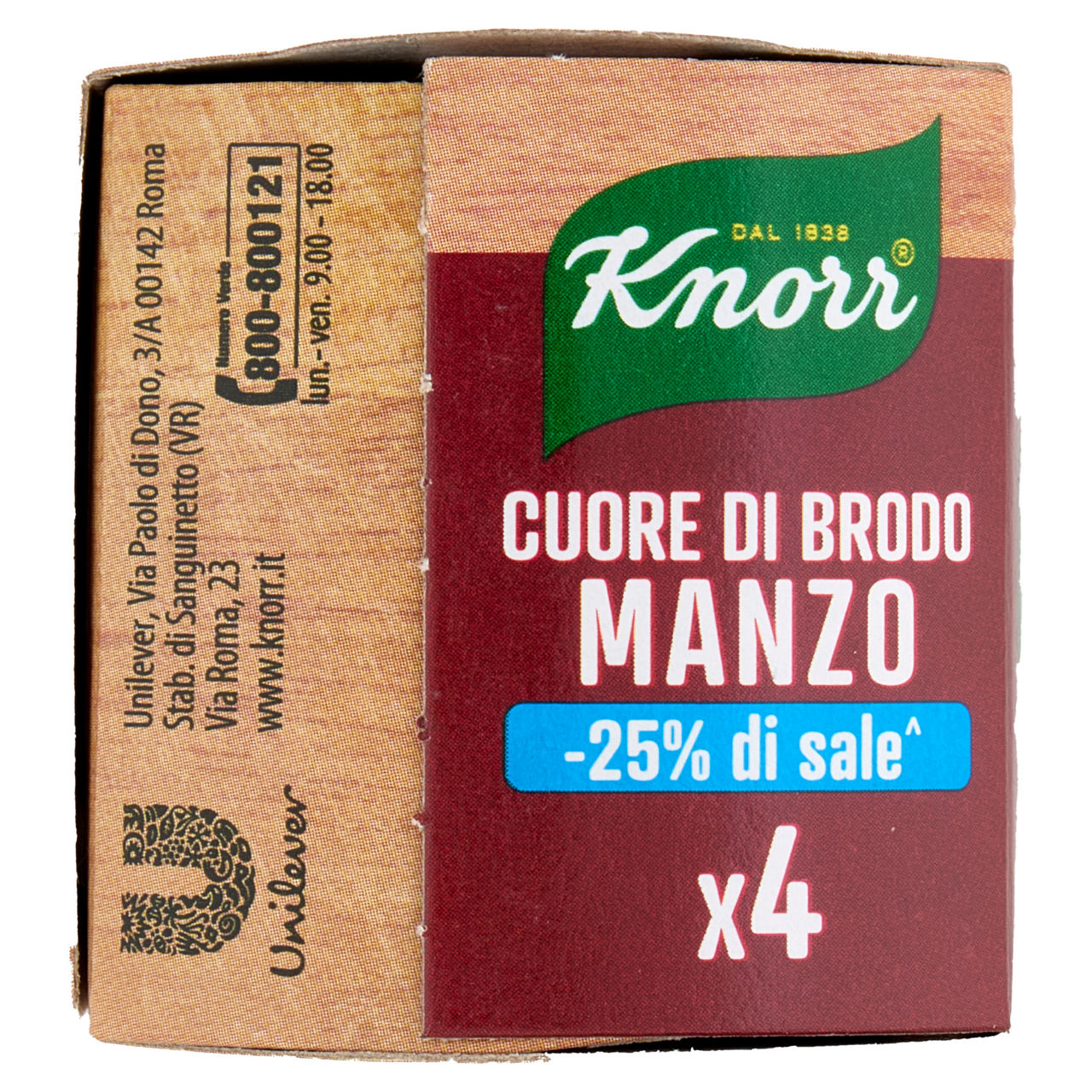 Cuore di brodo manzo a basso contenuto di sale 4 pz x 28 gr  - Immagine 31