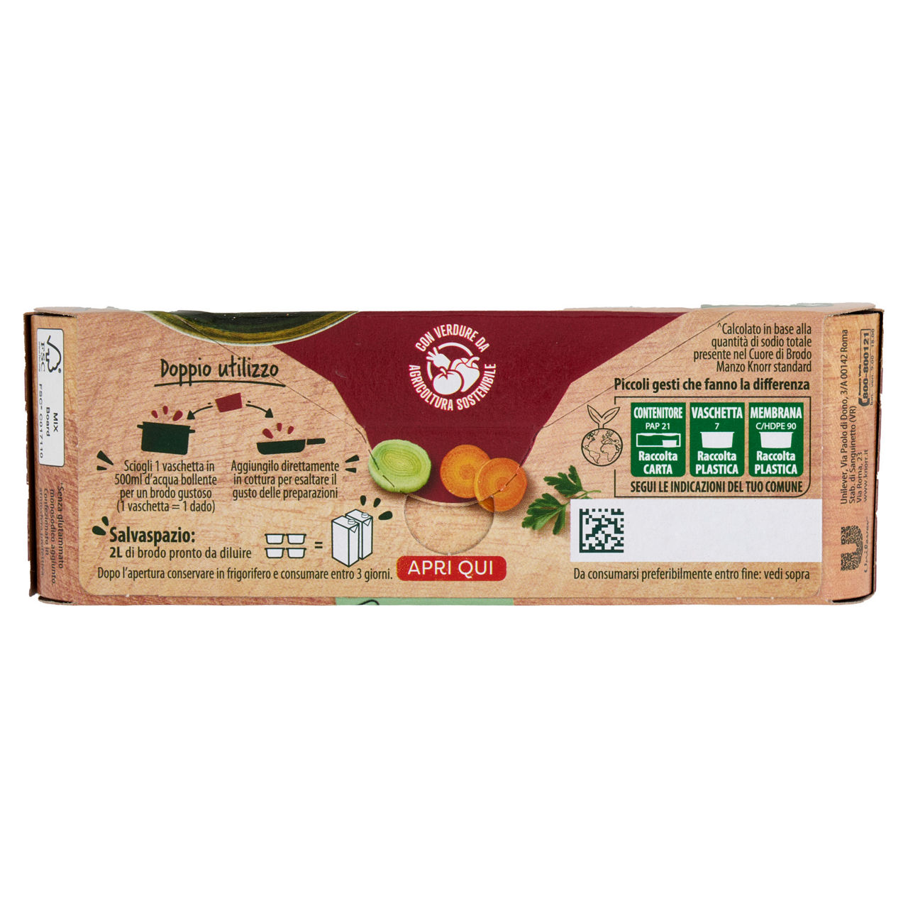 Cuore di brodo manzo a basso contenuto di sale 4 pz x 28 gr  - Immagine 41