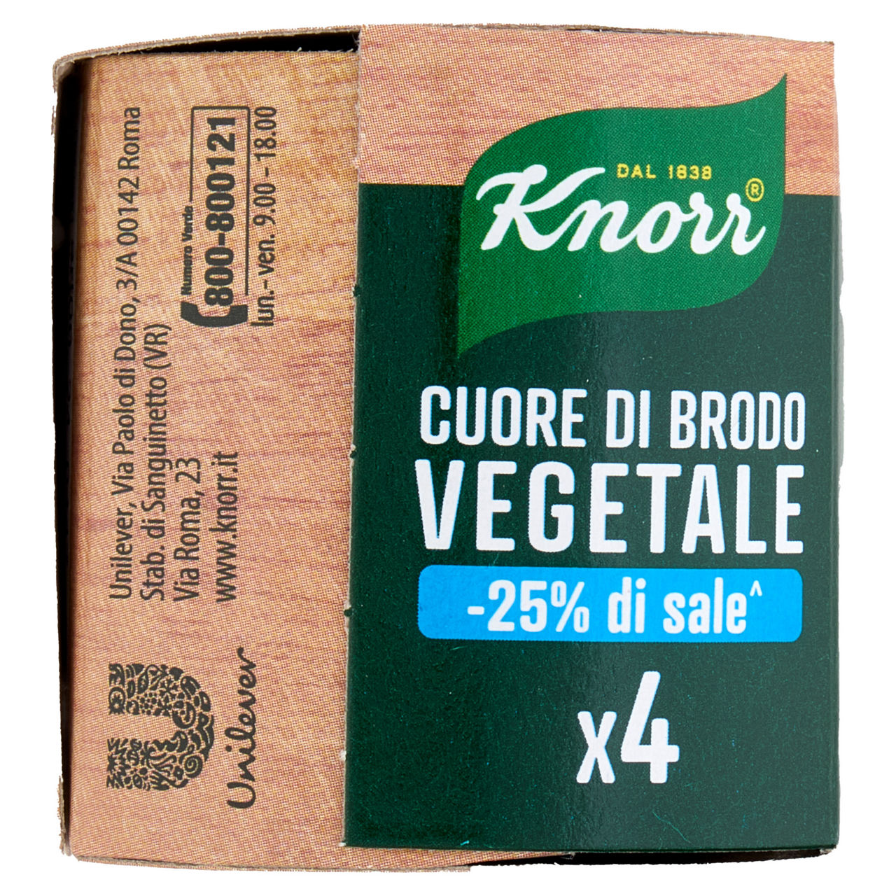 Cuore di brodo vegetale a basso contenuto di sale 4 pz x 28 gr  - Immagine 41